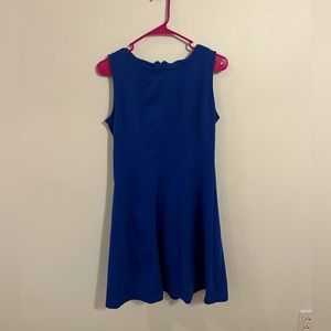 Structured blue dress